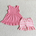Pink Shorts Set **PRE ORDER**