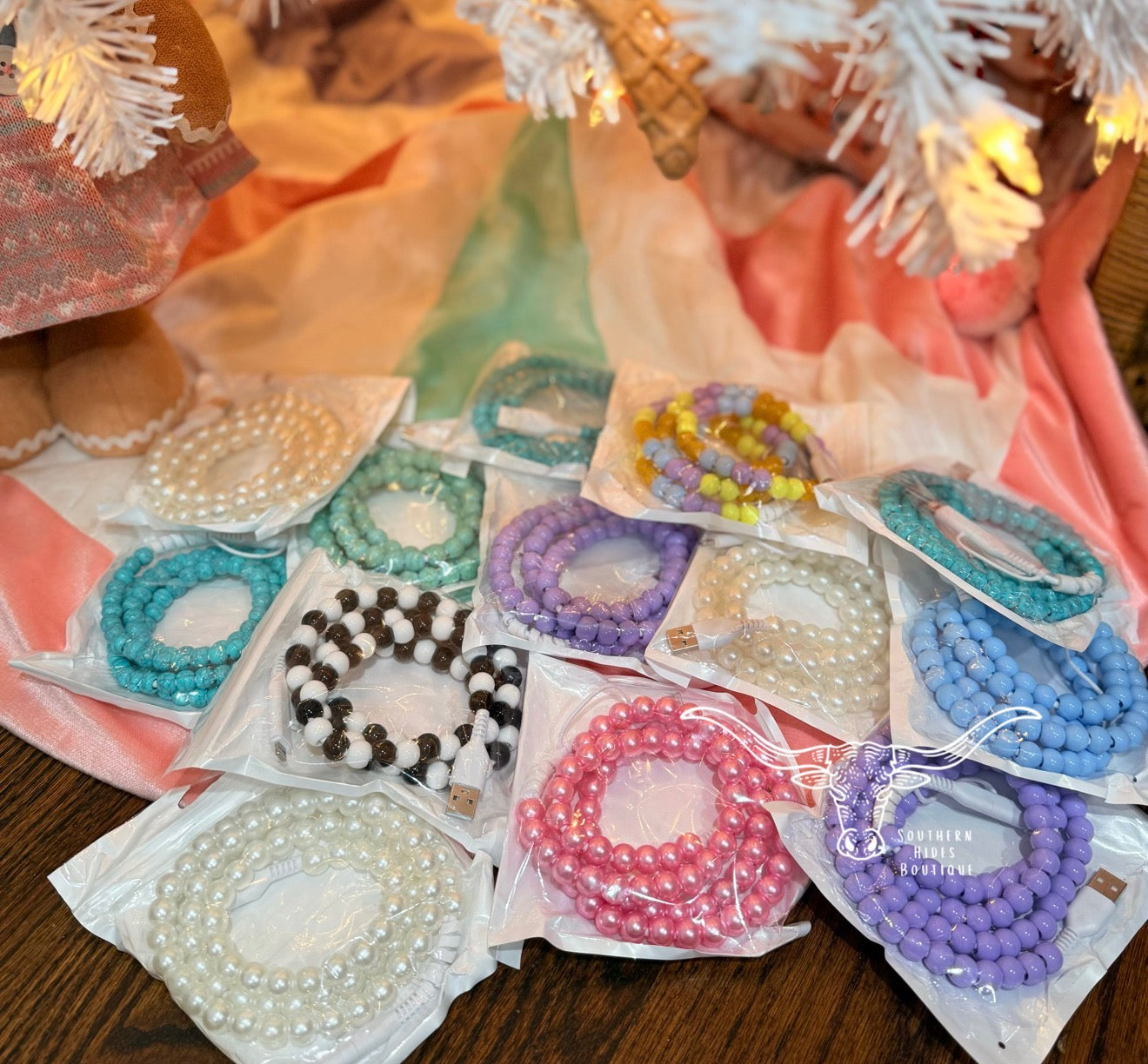 Beaded Phone Chargers **PRE ORDER**