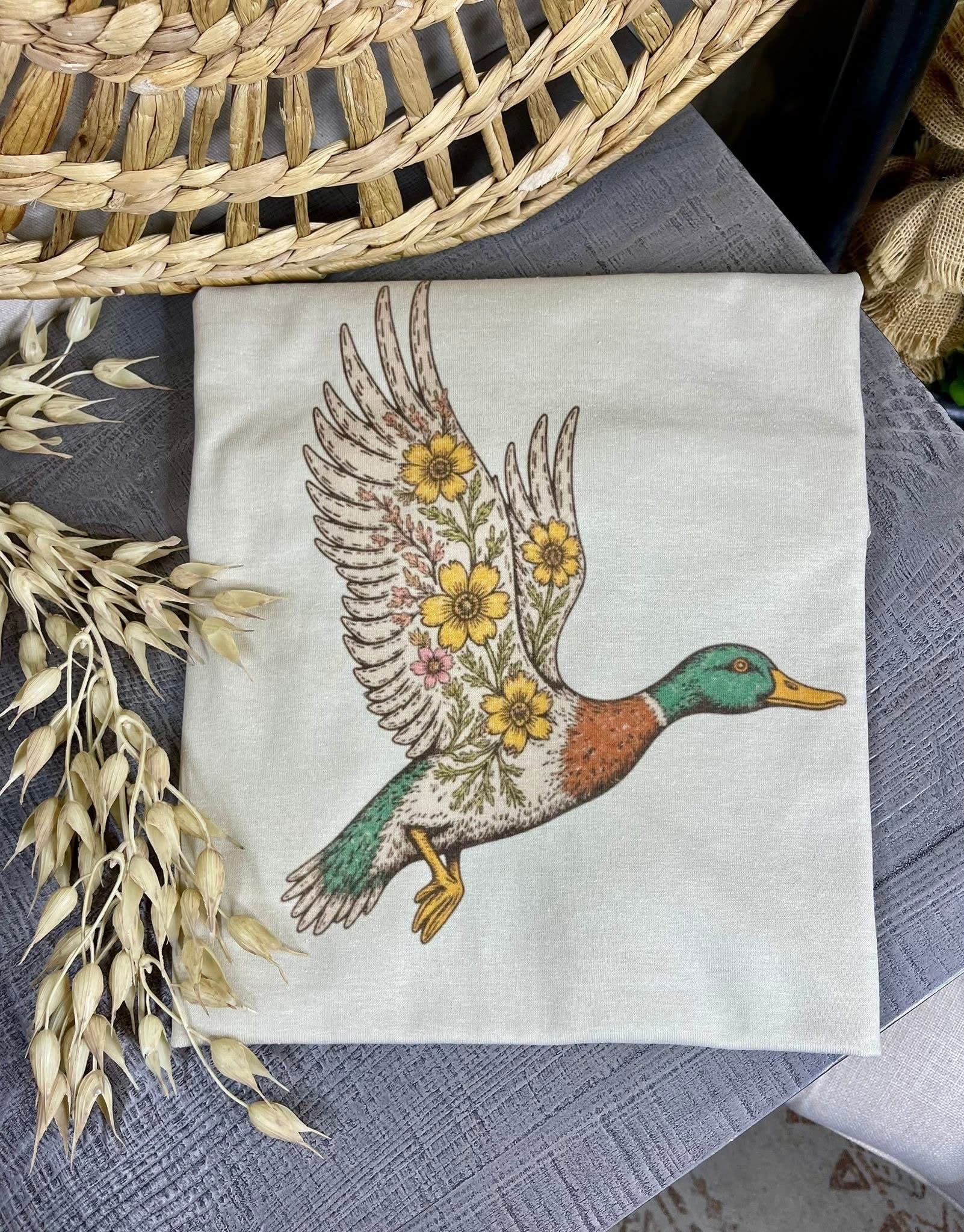 Floral Duck Tee
