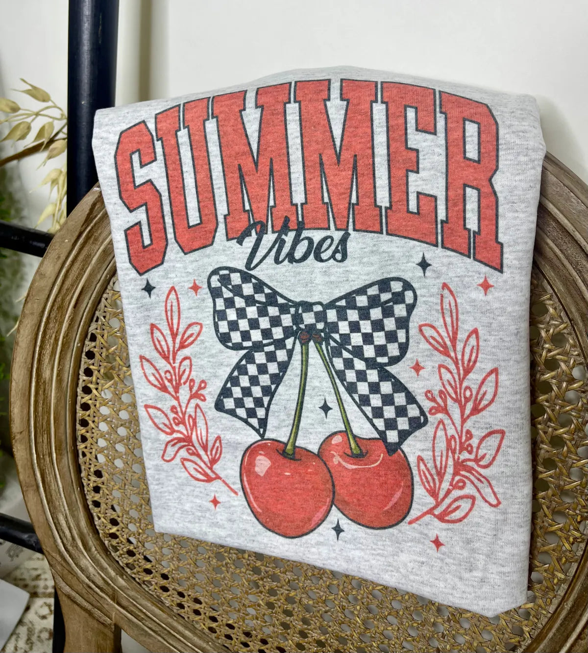 Summer Vibes Cherry Tee