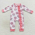 Pink Peace Santa Footie **PRE ORDER**
