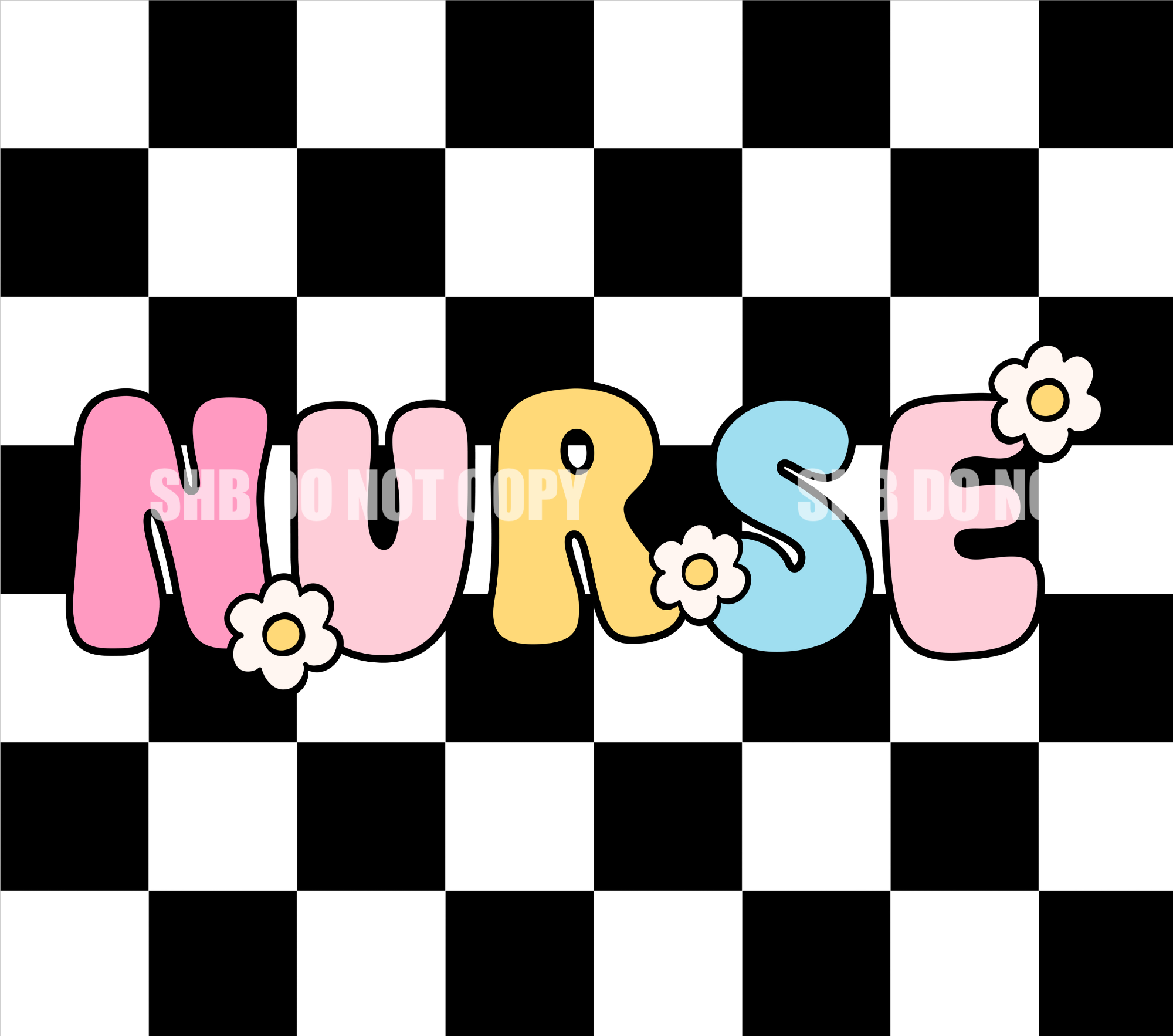 **DIGITAL DOWNLOAD** Checkered Nurse