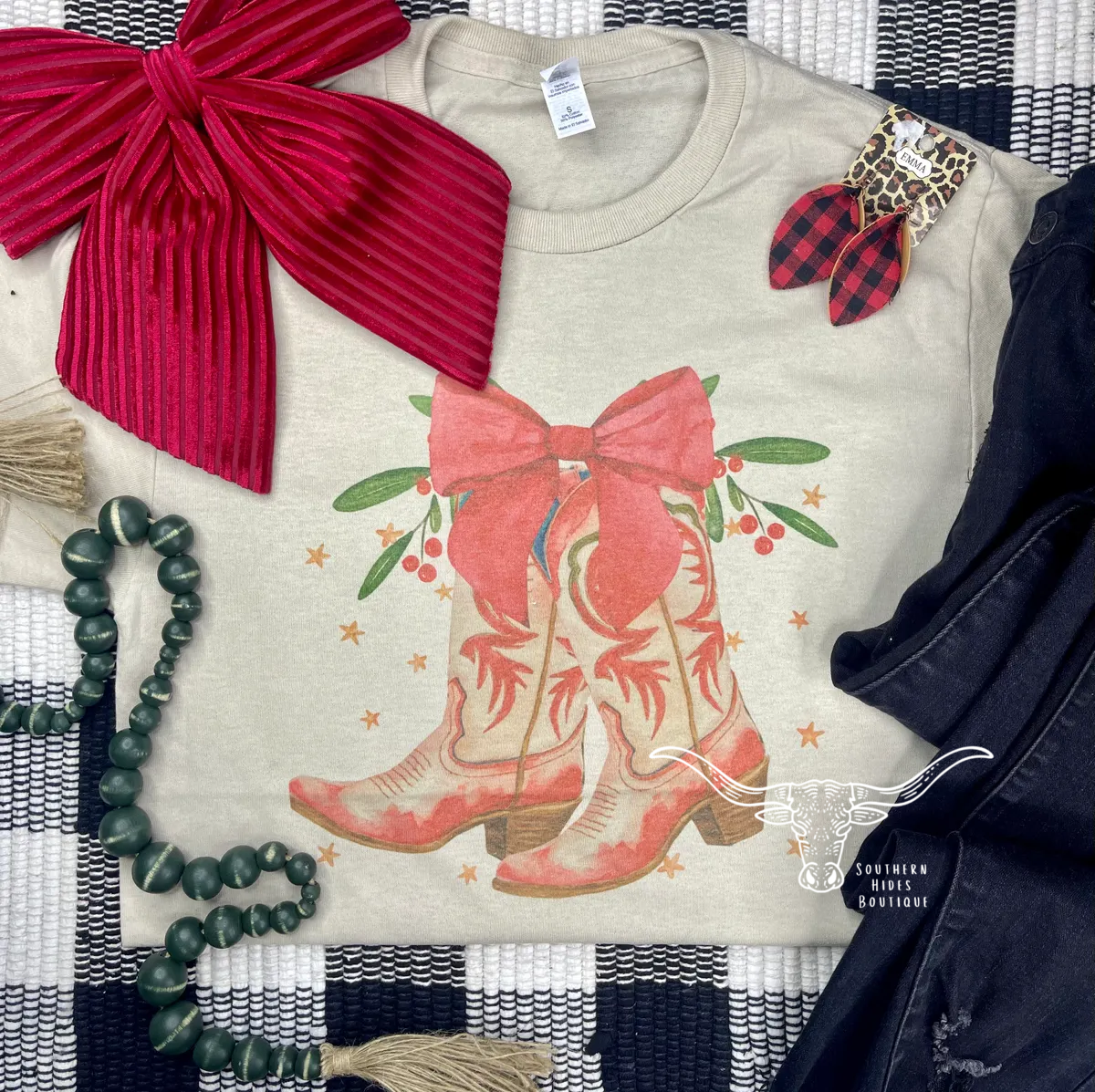 Christmas Boots Tee