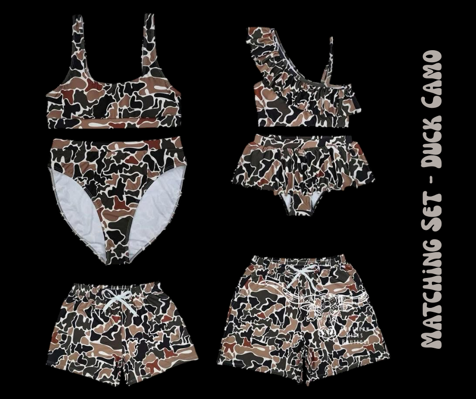Camo Family Swim Duck Camo