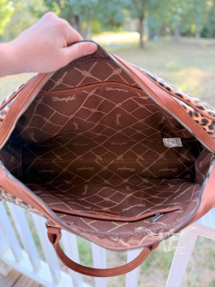 Leopard Duffle
