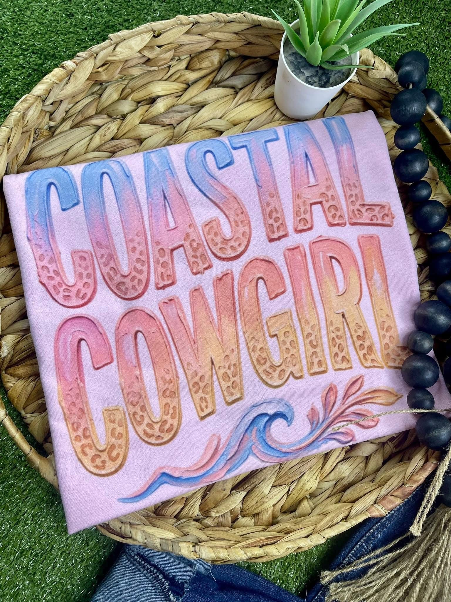 Pink Coastal Cowgirl Tee