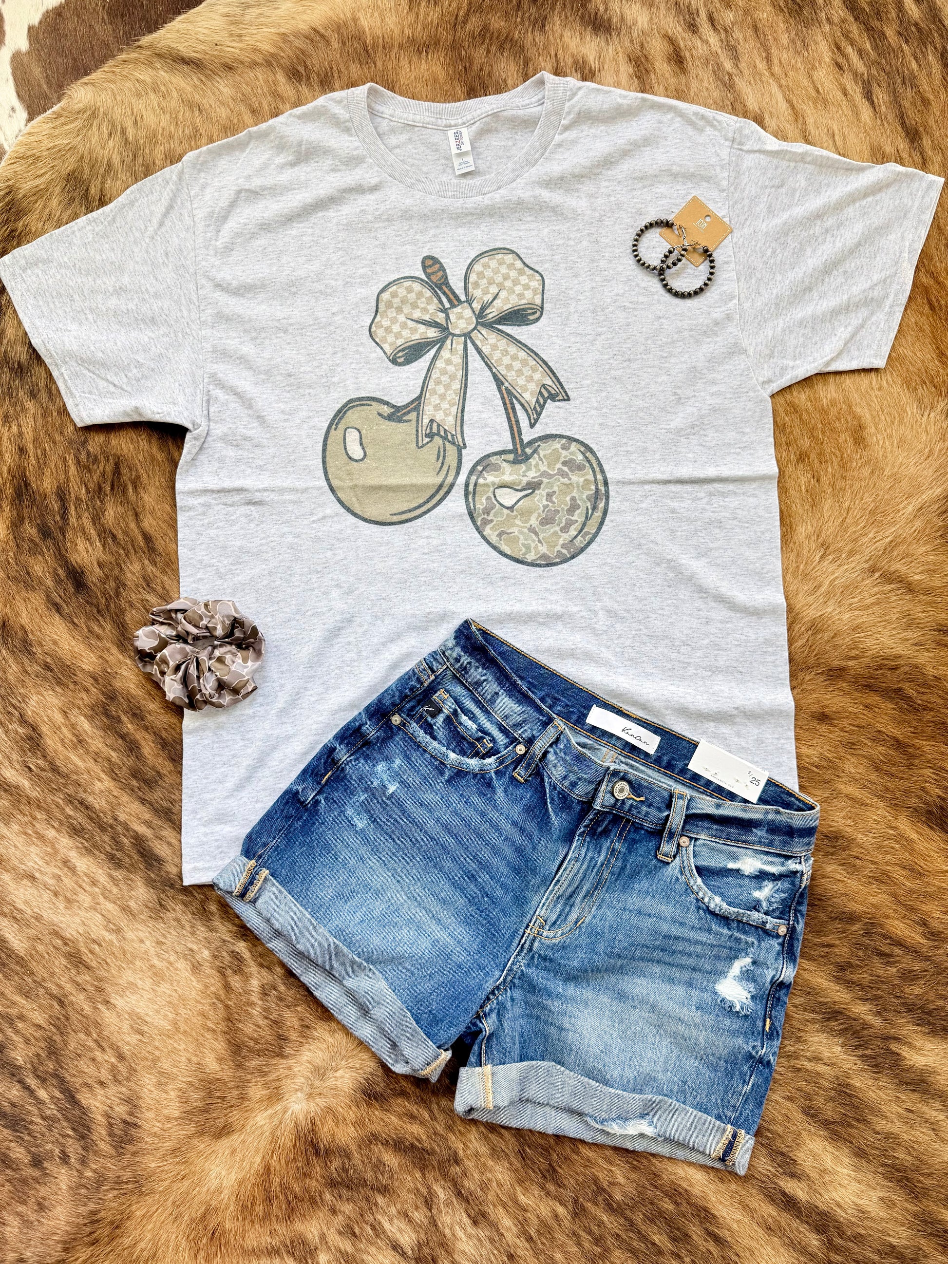 Camo Cherries Tee