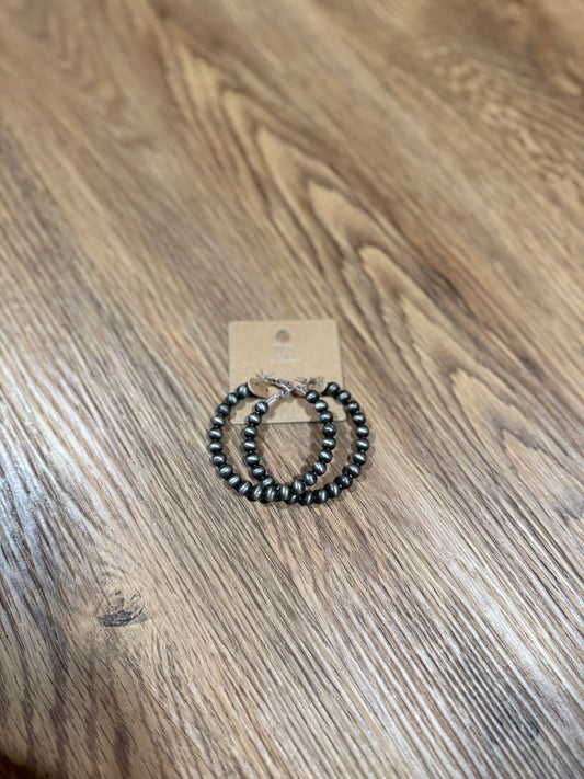 Faux Navajo Pearl Earrings