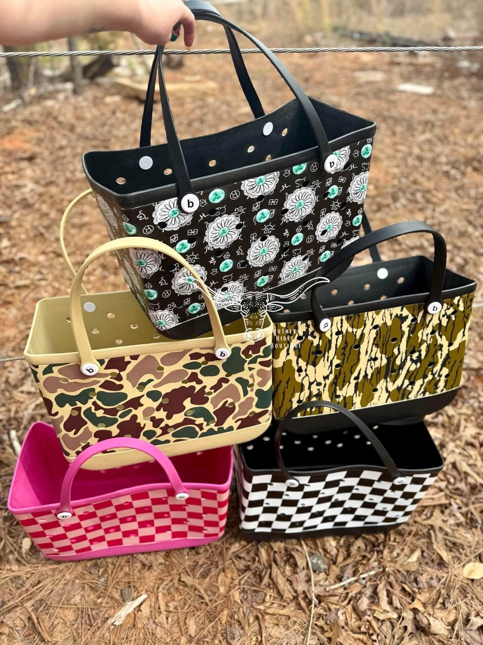 XL Rubber Beach Totes **PRE ORDER**