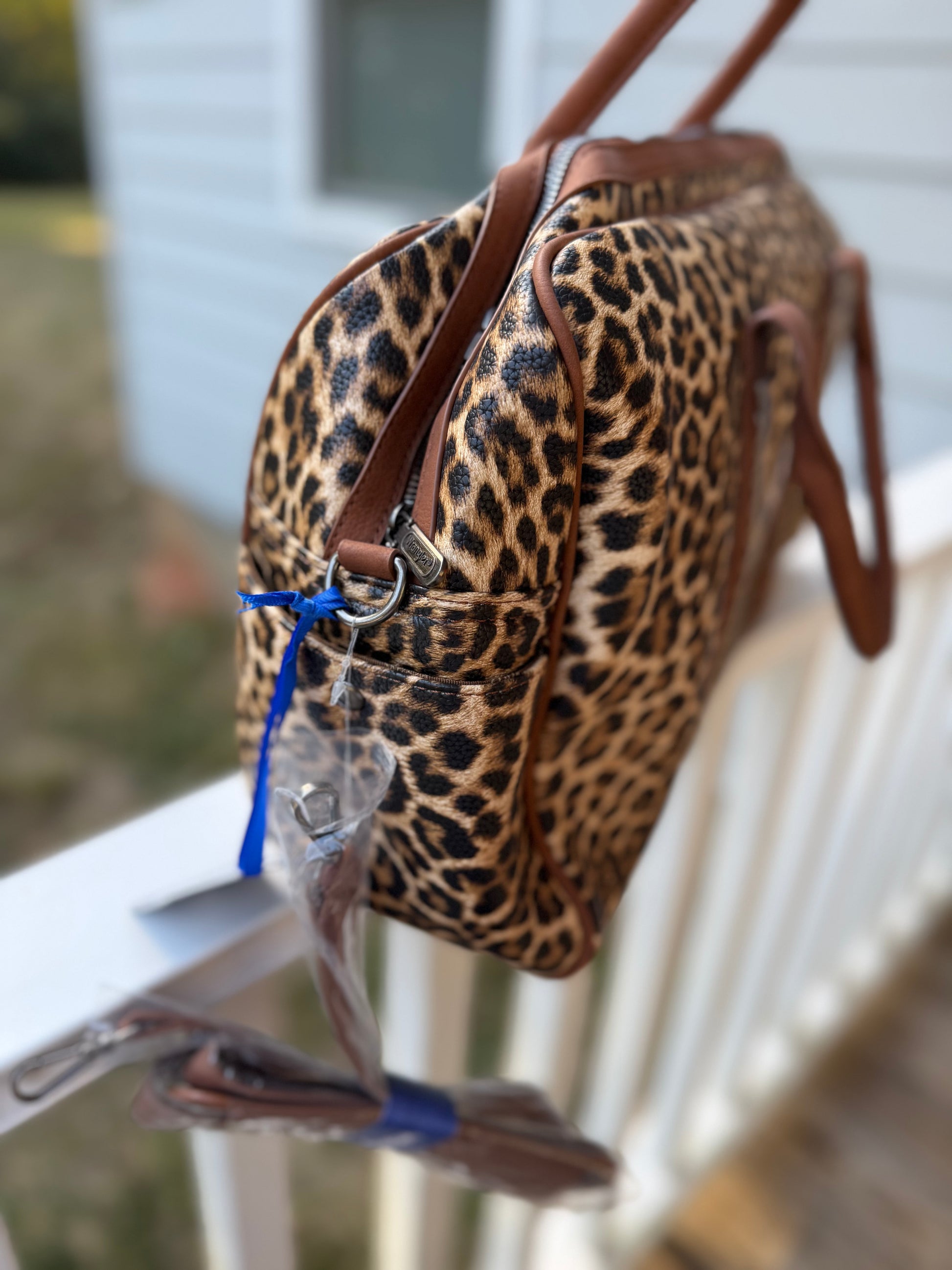 Leopard Duffle