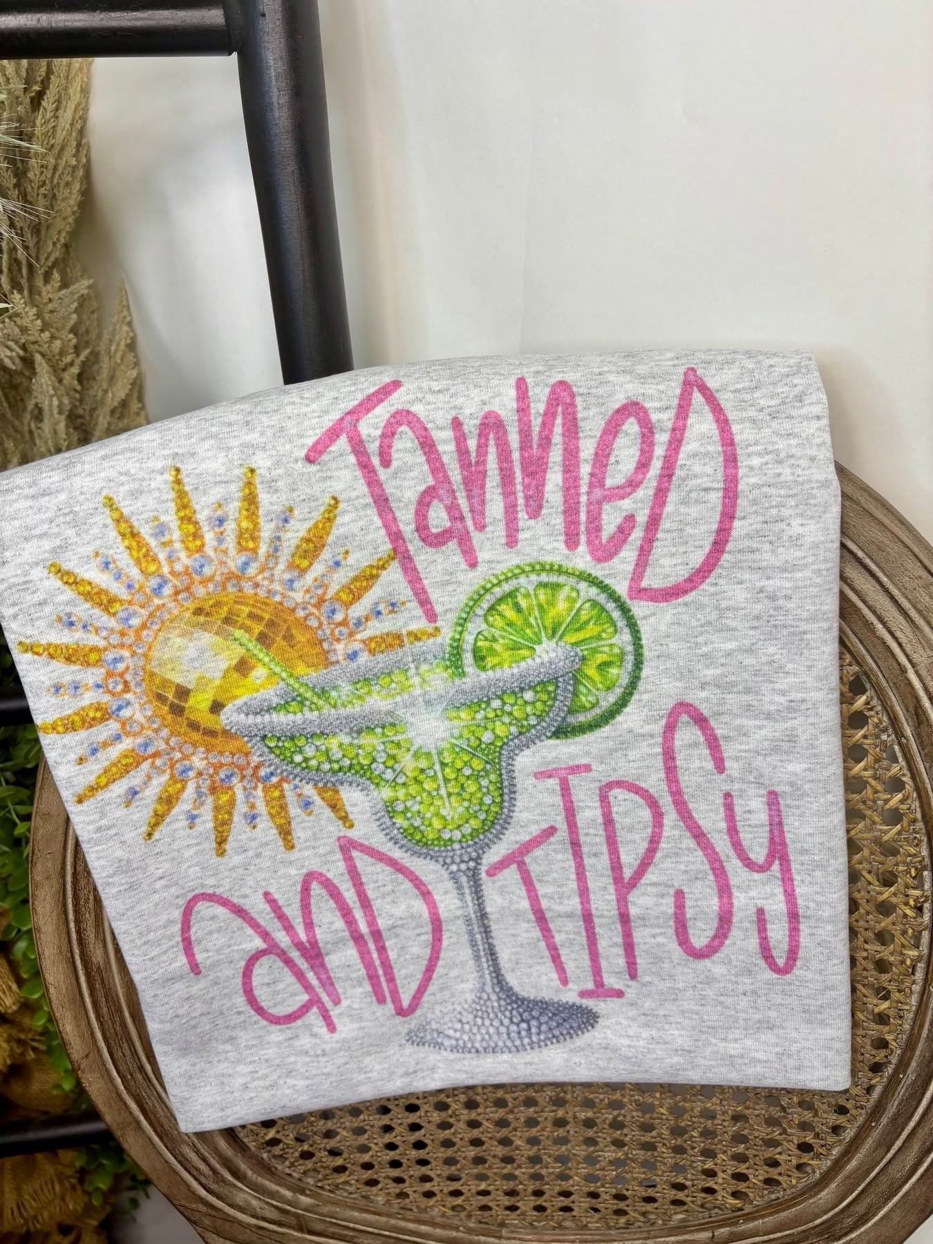 Tanned & Tipsy Tee