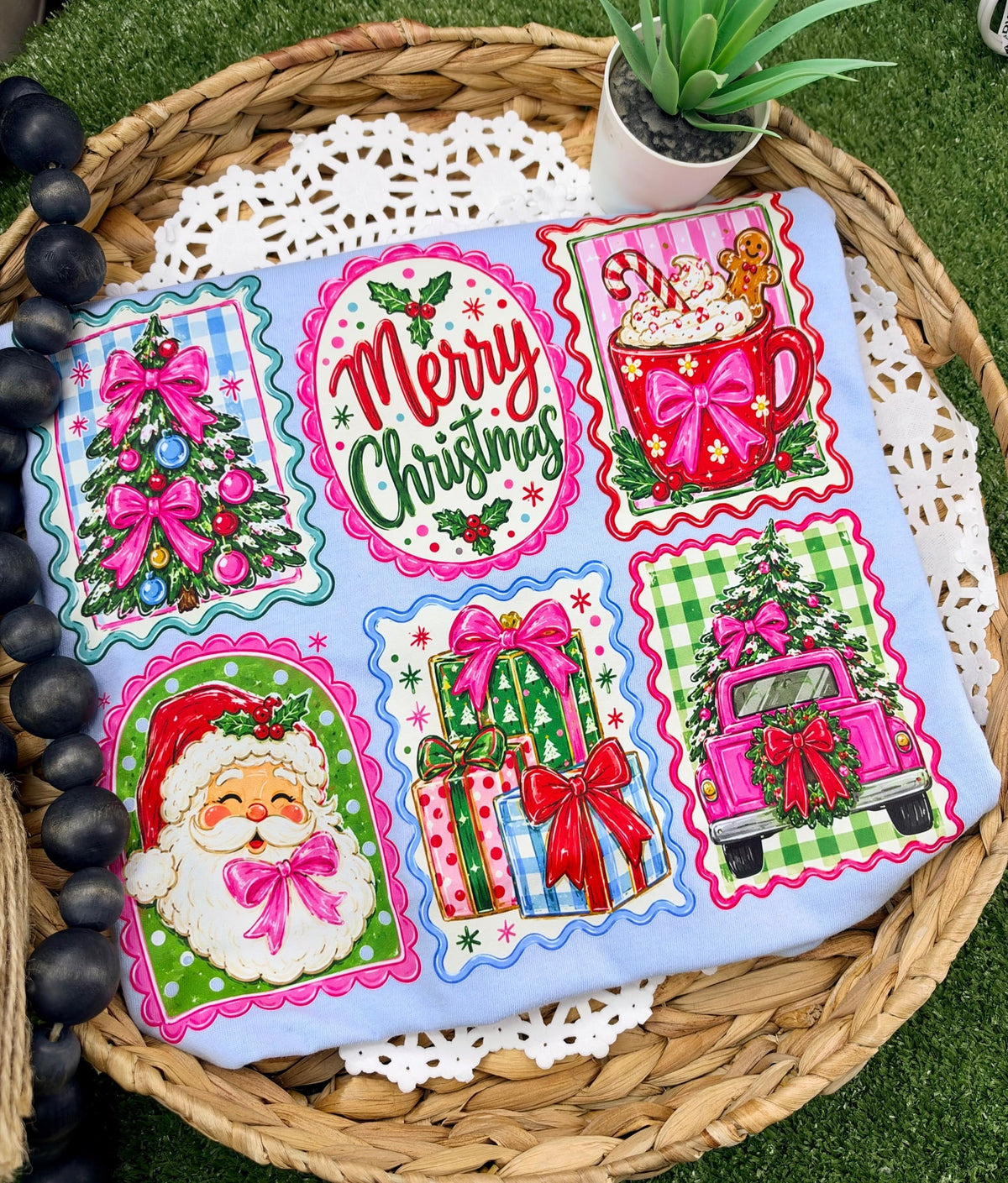 Merry Christmas Collage Tee (DTF)