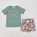 Camo Cross Shorts Outfit