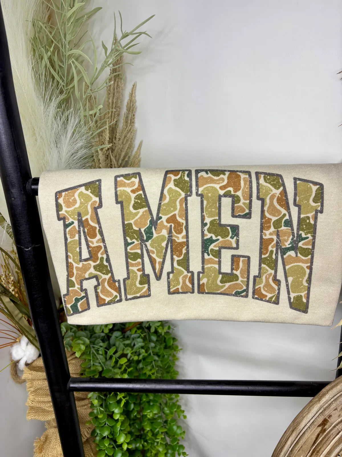 Camo Amen Tee