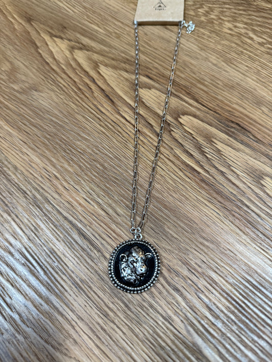 Cow head Necklace