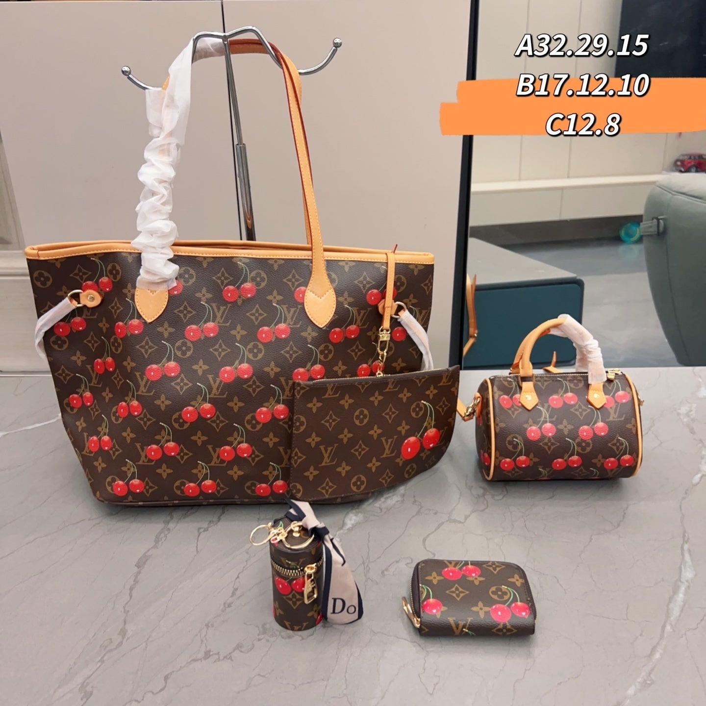 Cherry Purse SET