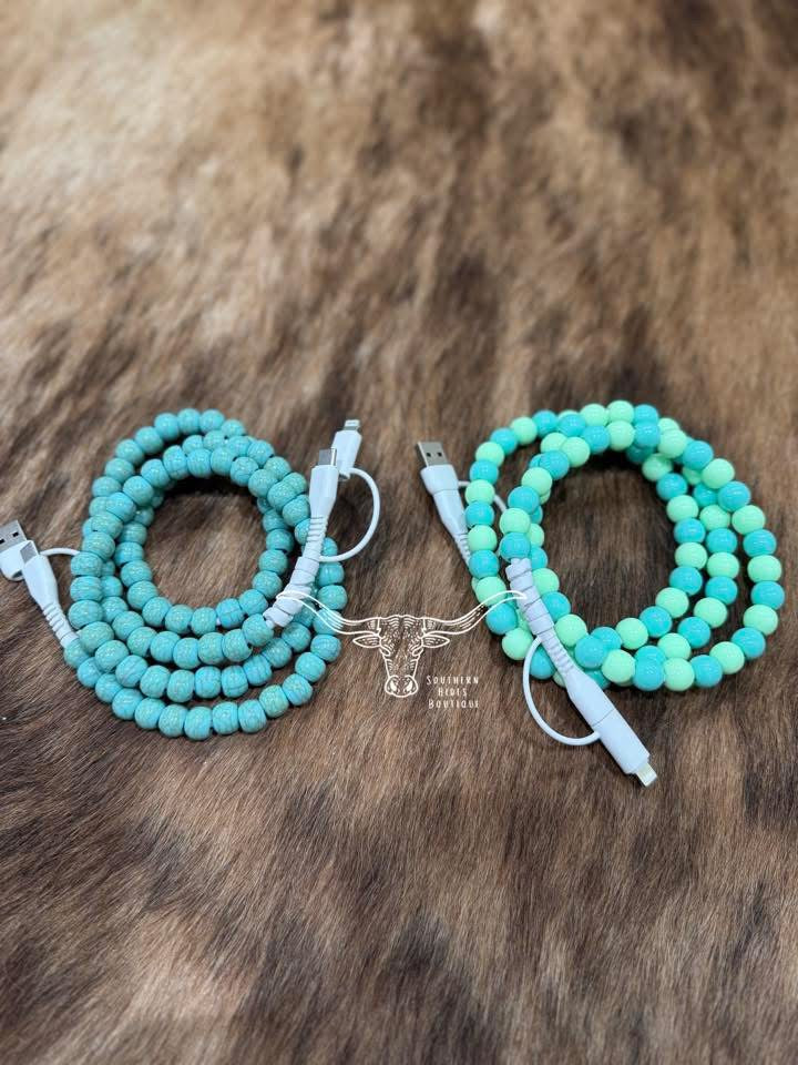 4-in-1 Beaded Phone Charger
