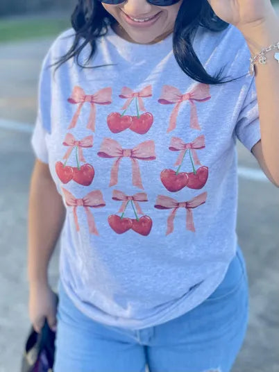 Cherry Bows Tee