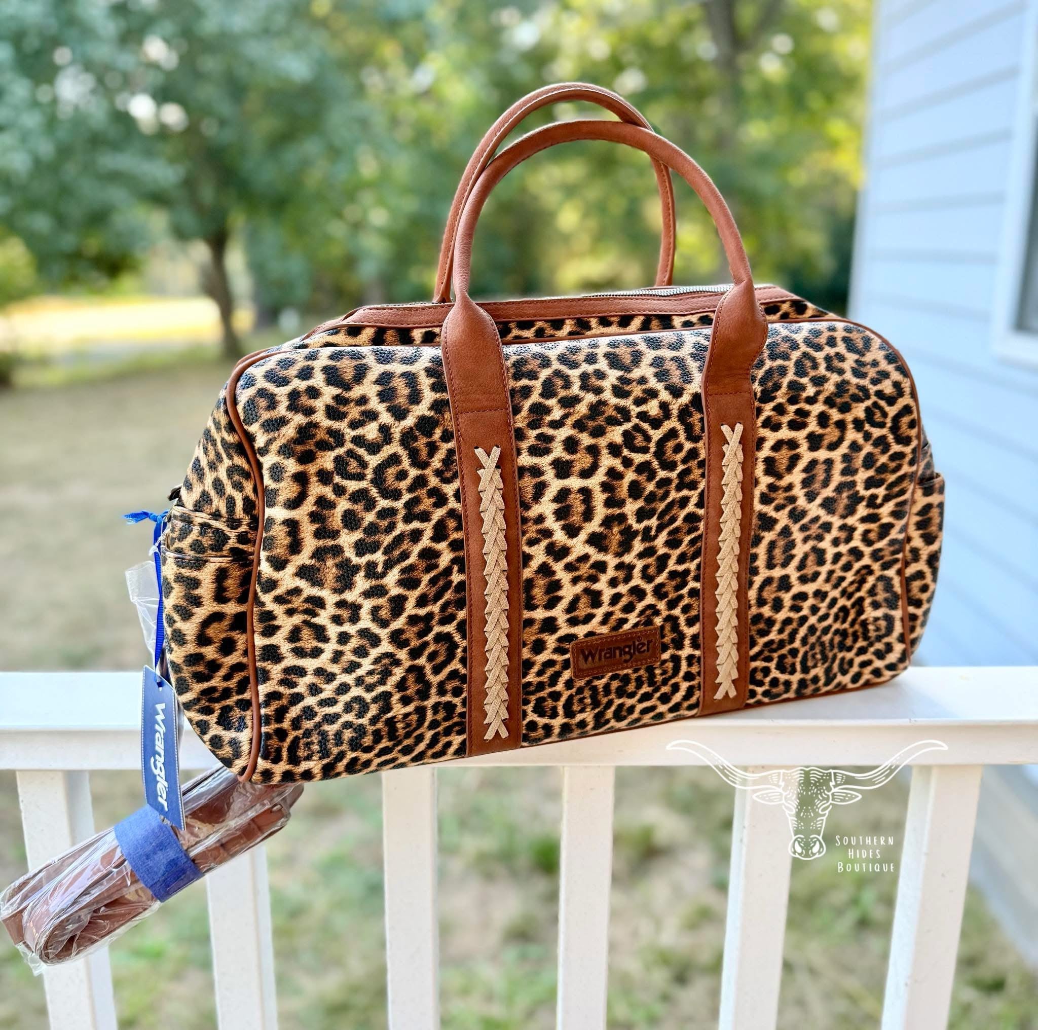 Leopard Duffle
