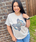 Turquoise Zia Tee