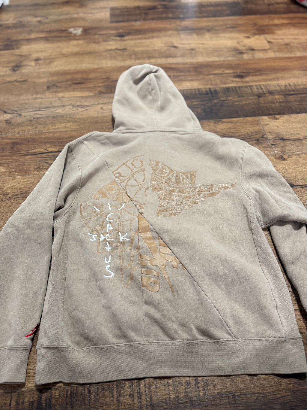 Air Jordan + Cactus Jack Hoodie Size Lg