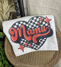 Checkered Mama Heart Tee