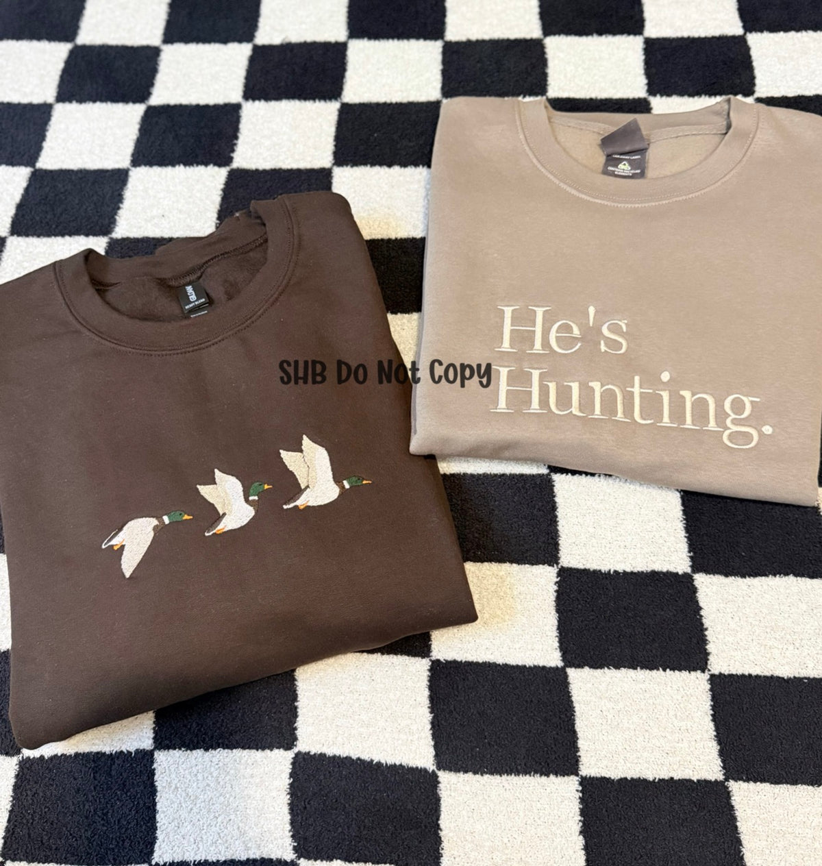 Mallard Duck Embroidered Crewneck