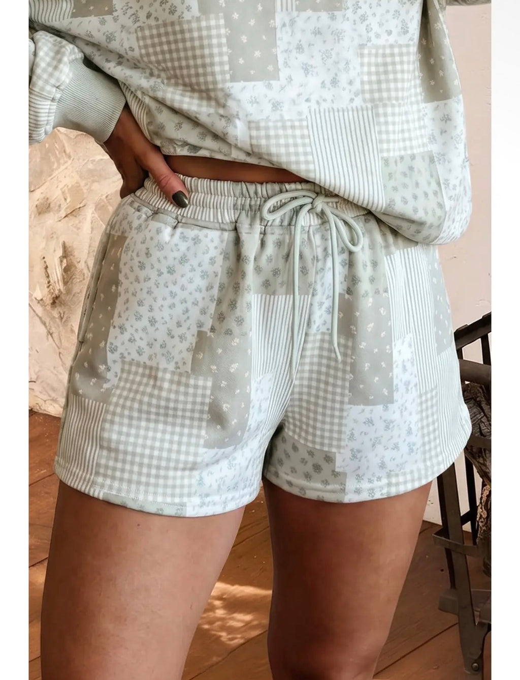 Patchwork Pullover Set *pre order*