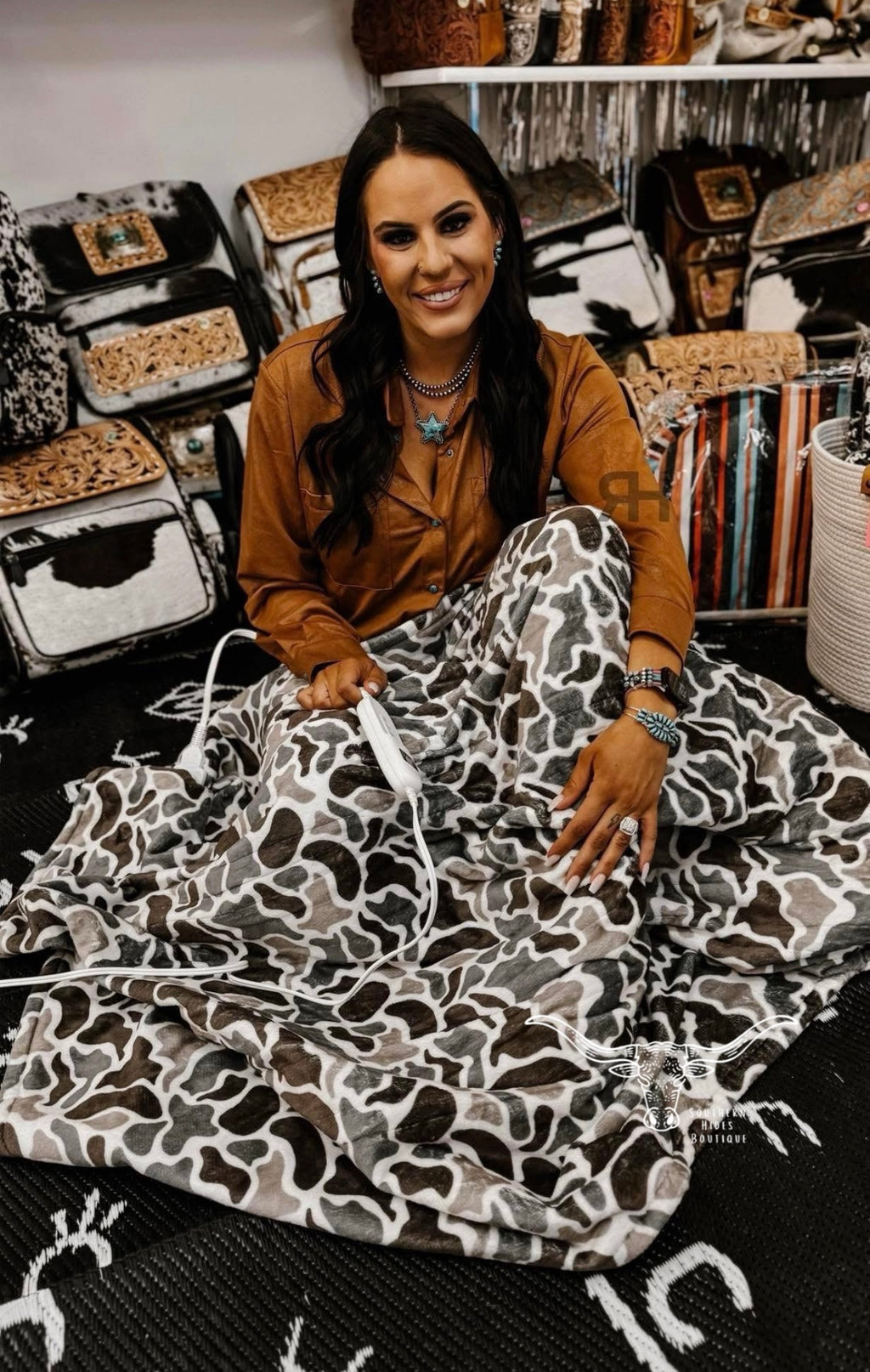Camo Heated Blanket **PRE ORDER**