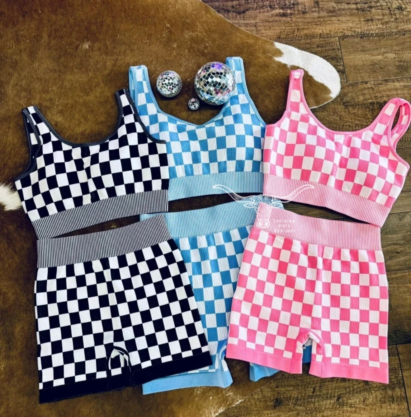 High Rise Biker Shorts Set **PRE ORDER**