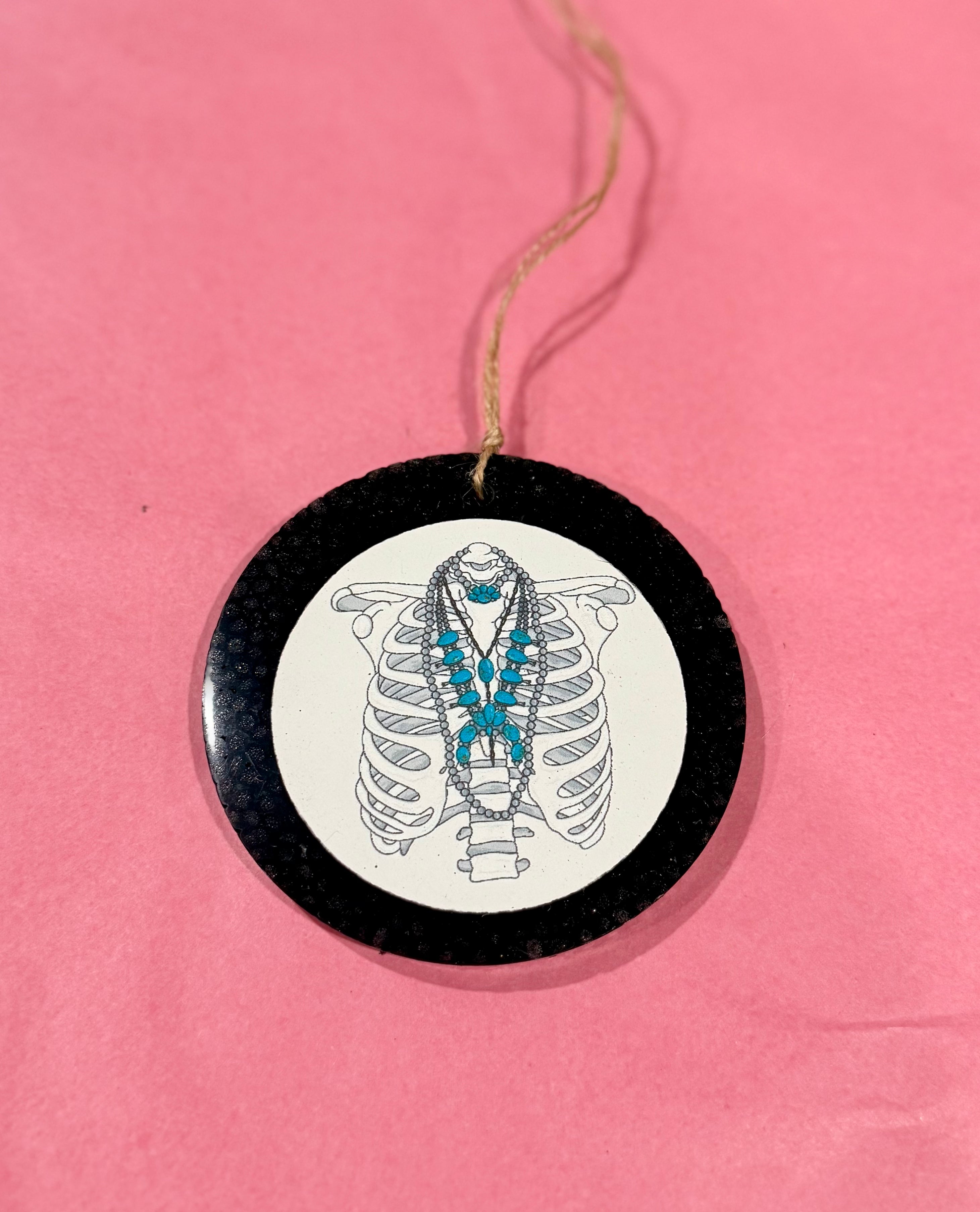 Turquoise Skeleton Freshie