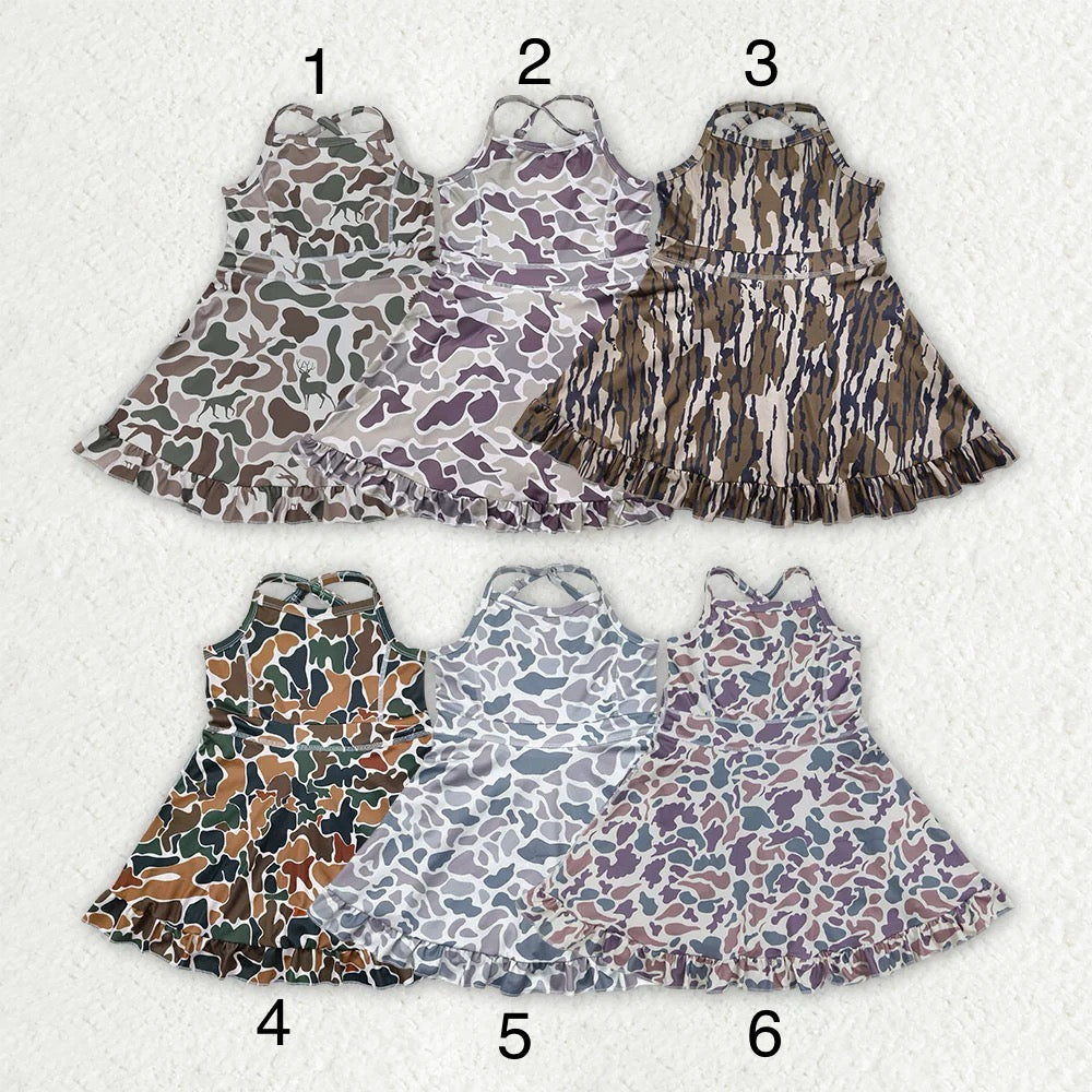 Camo Athletic Dress **PRE ORDER**