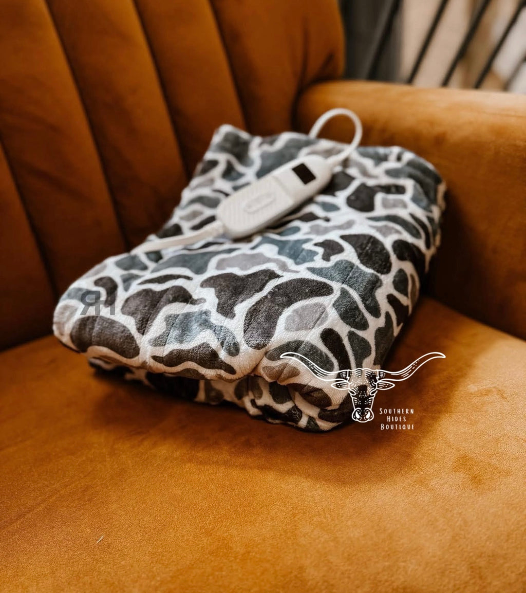 Camo Heated Blanket **PRE ORDER**