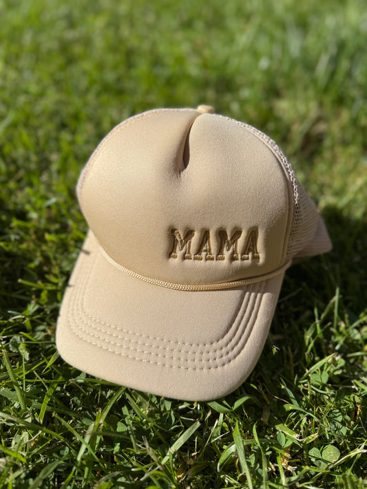 Mama Embroidered Trucker