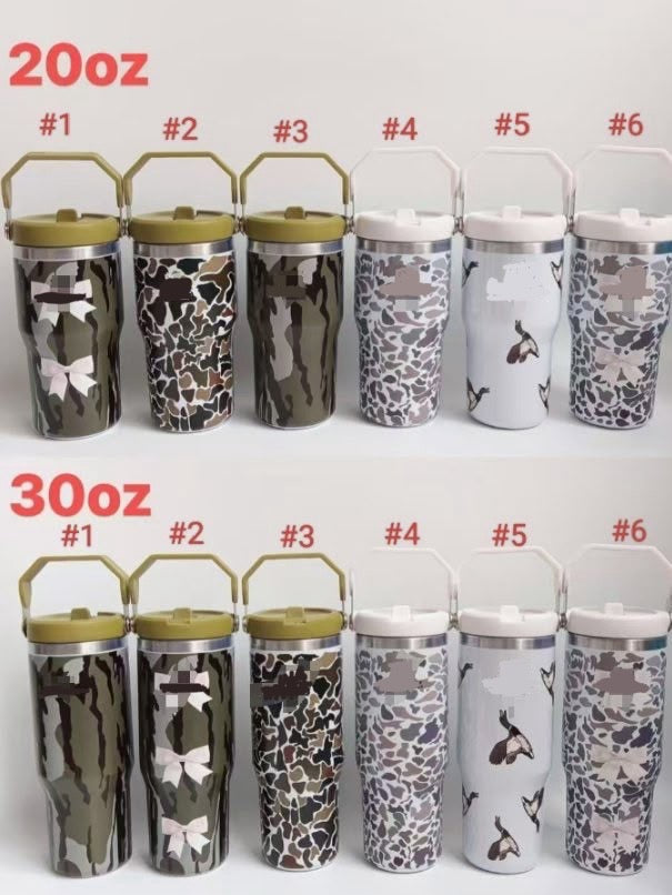 Camo Tumblers **PRE ORDER**