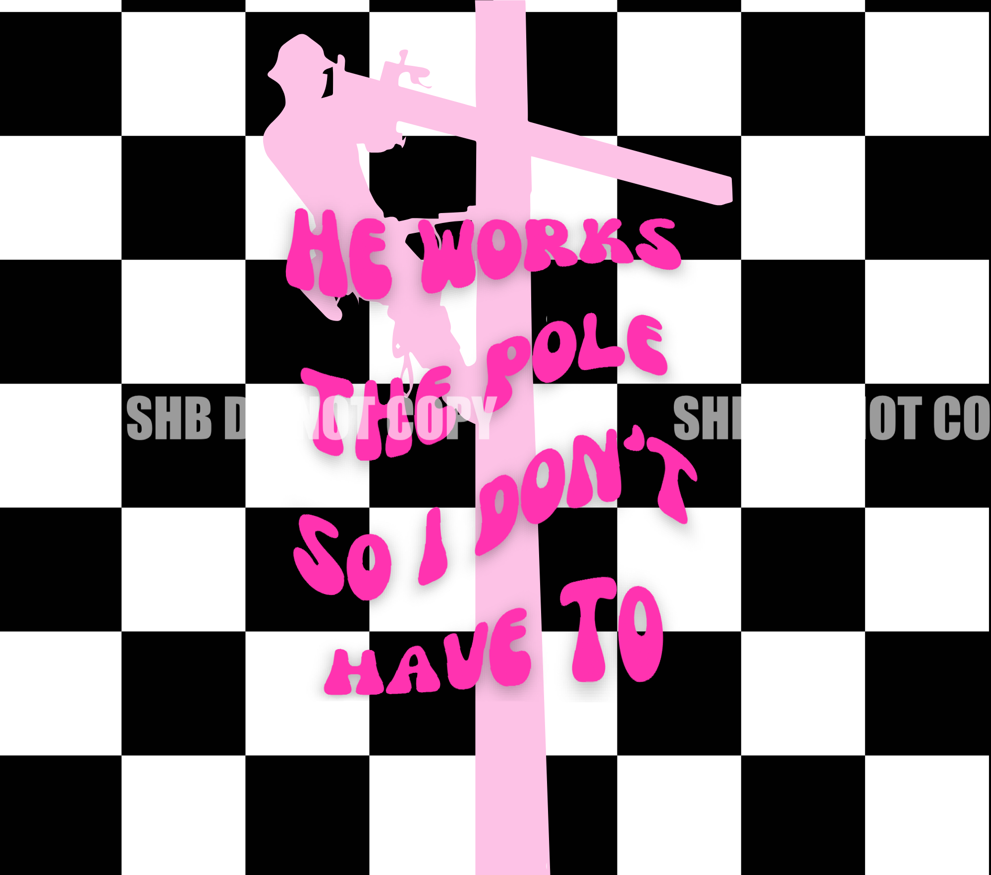 **DIGITAL DOWNLOAD** Lineman Checkered