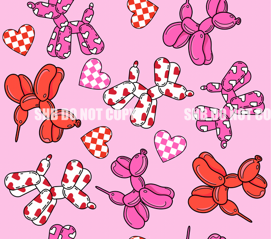 **DIGITAL DOWNLOAD** Valentine’s Dog Seamless