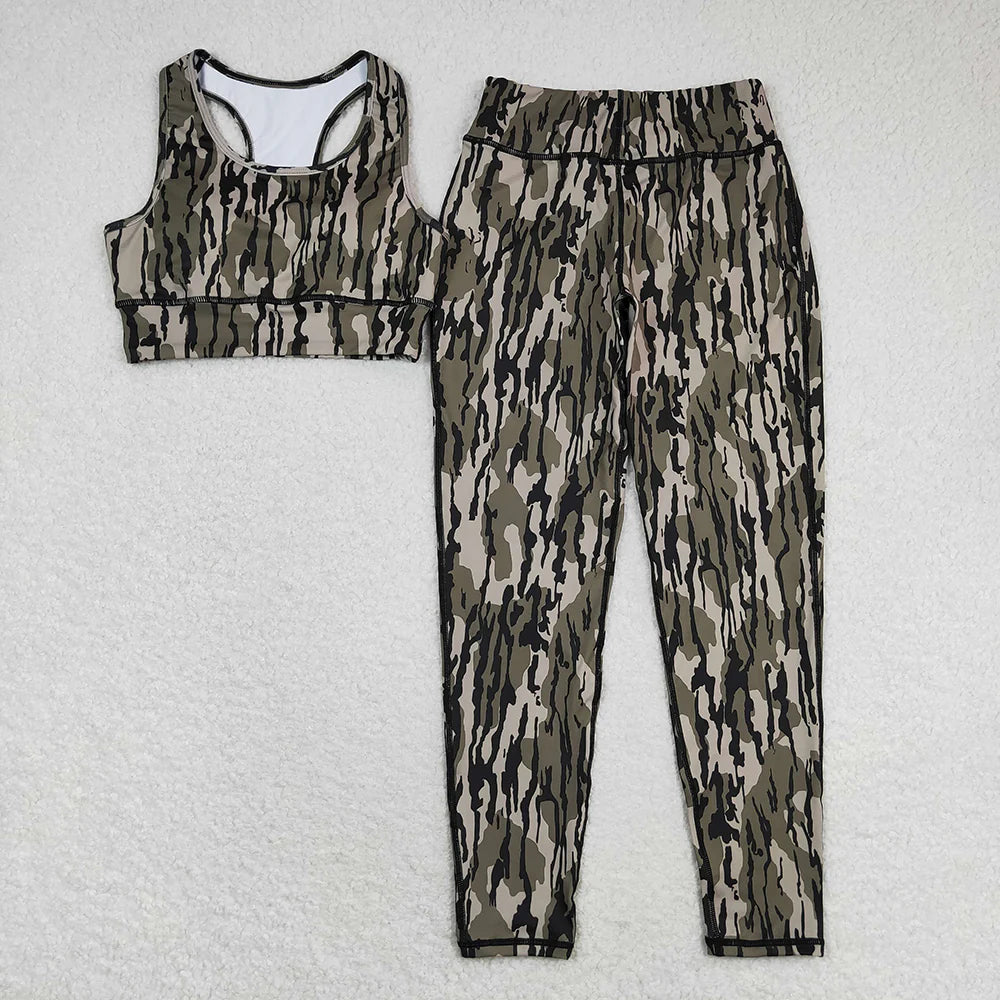 Bottomland Camo Workout Set