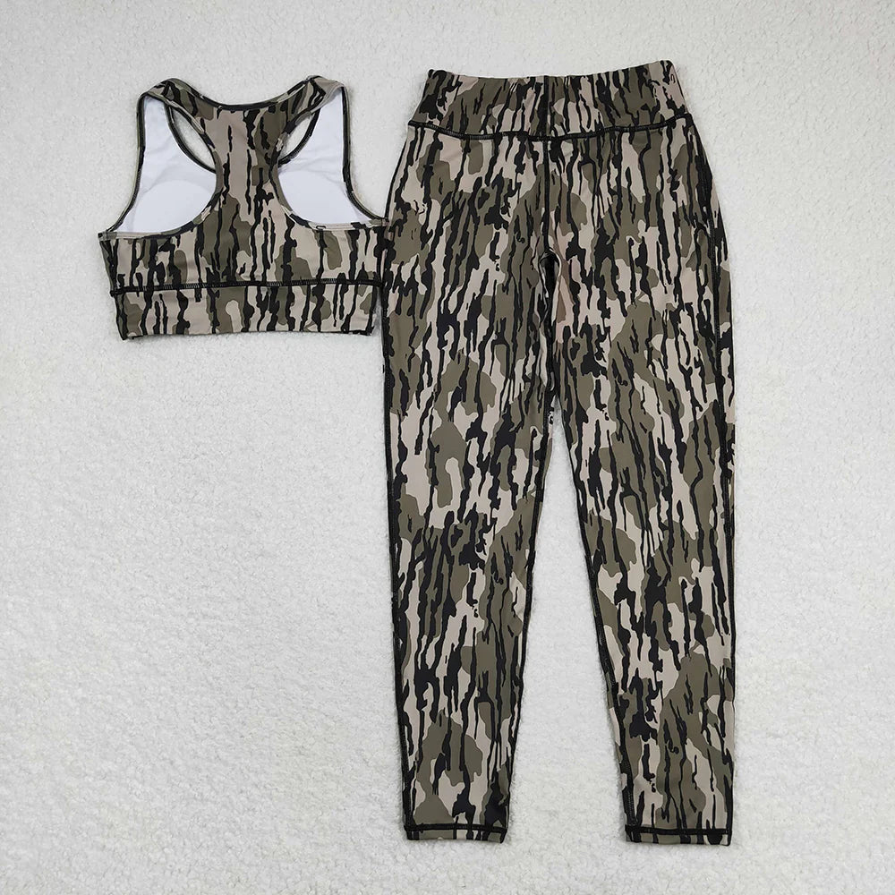 Bottomland Camo Workout Set