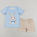Easter Rabbit Shorts Set