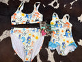 Women’s Blue Dog Swim Suit **PRE ORDER**