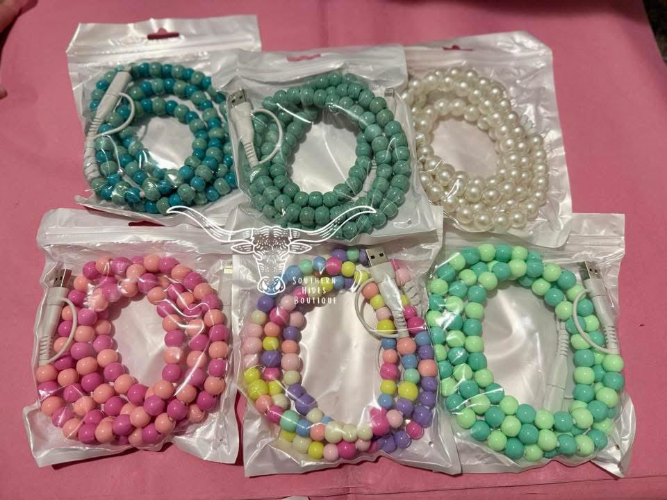 4-in-1 Beaded Phone Charger