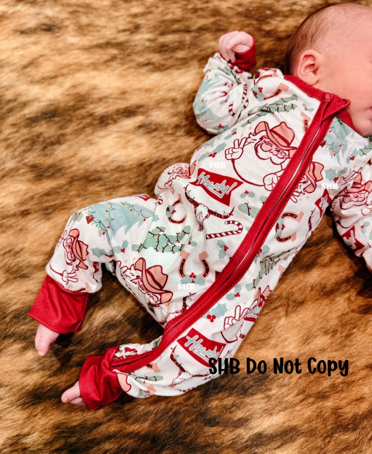Howdy Santa Sibling PJs **PRE ORDER**