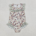 Baby Girl Camo One Piece Swim