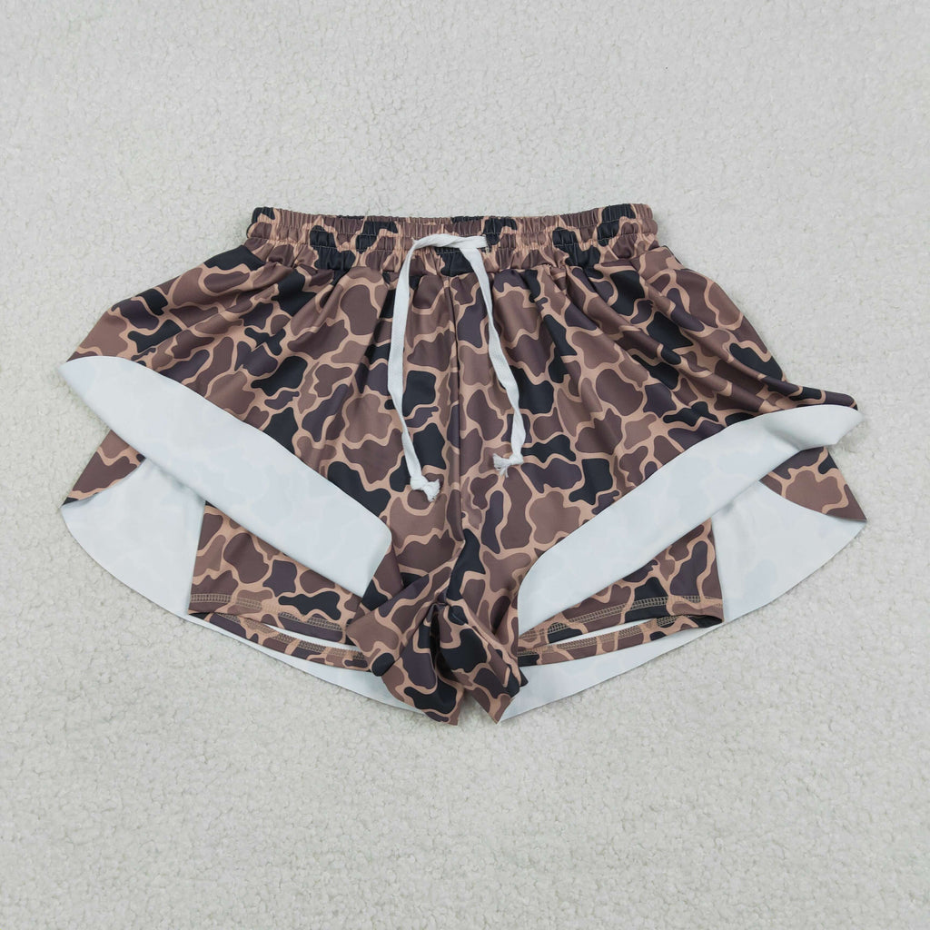 Adult Ruffle Yoga Shorts