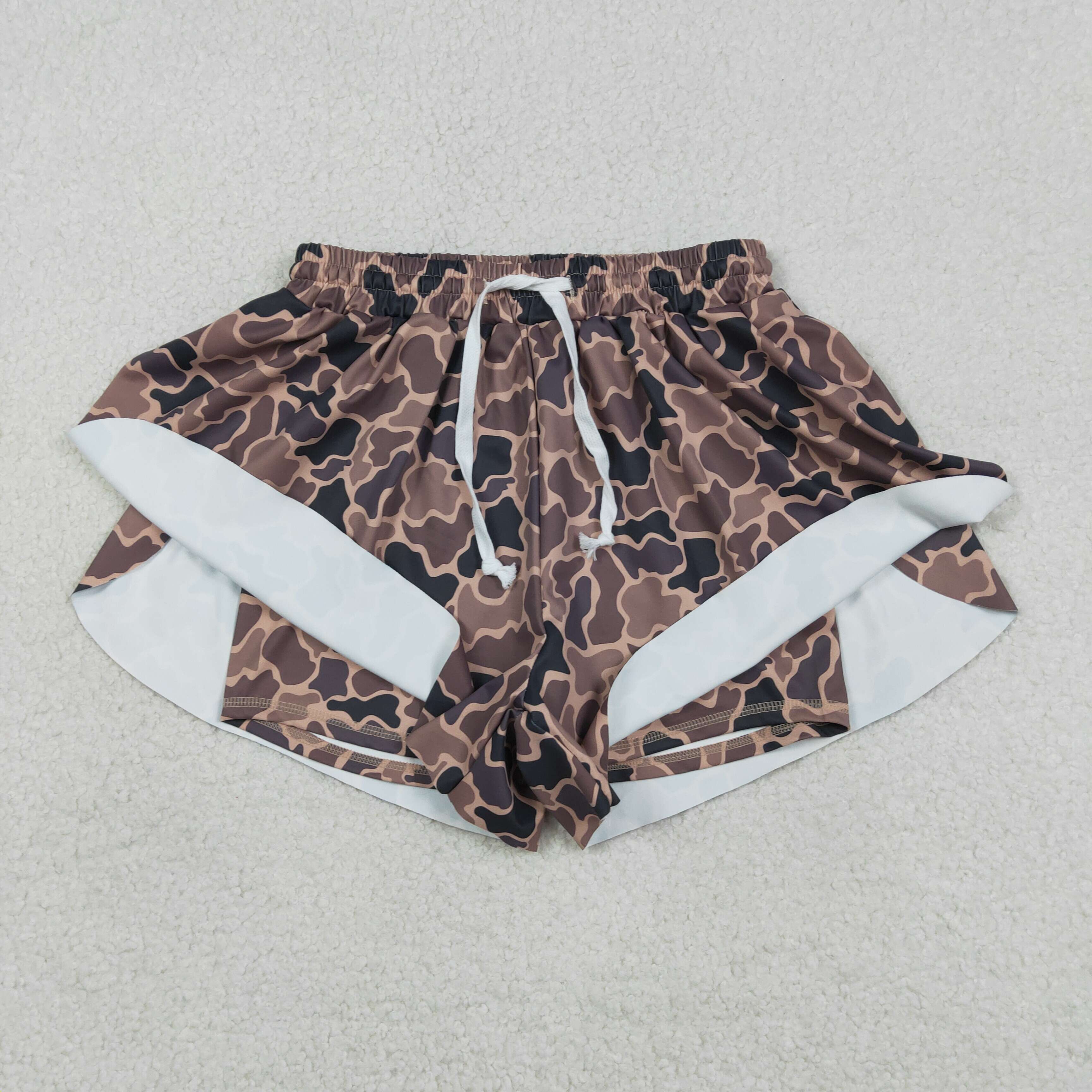 Adult Ruffle Yoga Shorts