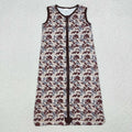 Newborn Full Zip Gown