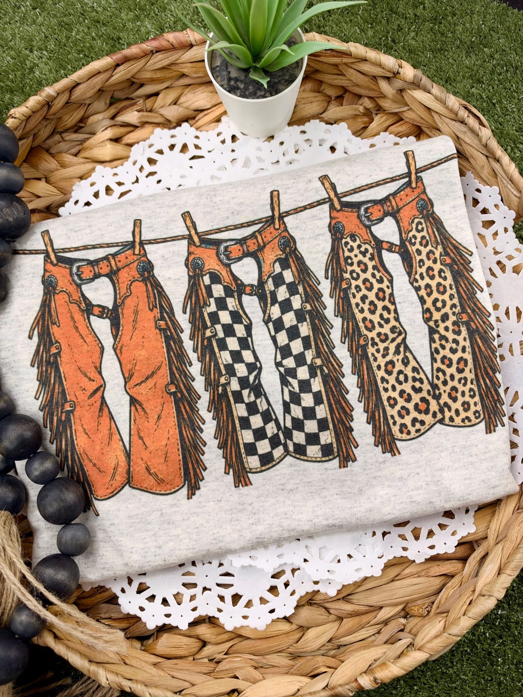 Leopard Chaps Tee (SUB)