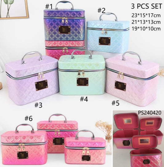 Makeup Boxes (Set of 3) **PRE ORDER**