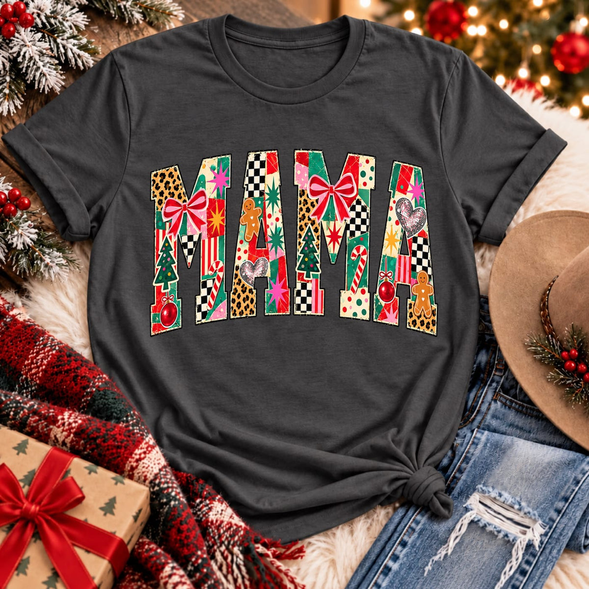 Christmas Mama Tee (DTF)